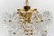 Mid-Century Modern Floral Crystal Glass Chandelier by Sölken, Germany, 1960s, Image 6