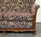 Victorian Fabric Bergere Suite Sofa and Armchairs Upholstery Project J1, Set of 3 10