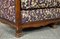 Victorian Fabric Bergere Suite Sofa and Armchairs Upholstery Project J1, Set of 3, Image 13