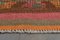Turkish Orange Wool Runner Rug, 1960s, Image 9
