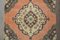 Turkish Orange Colorful Rug, 1960s, Image 7