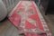 Turkish Pink Back Wool Runner Rug, 1960s 11