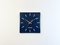 Horloge Murale Publicitaire Grundig Bleue Vintage, 1970s 2