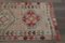 Turkish Pink Beige Runner Rug, 1960s 5