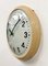 Industrial Soviet Beige Bakelite Factory Wall Clock from Strela, 1960s 5