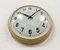 Industrial Soviet Beige Bakelite Factory Wall Clock from Strela, 1960s, Image 7