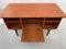 Vintage Danish Freestanding Teak Desk by Tibergaard, 1960s 13