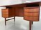 Vintage Danish Freestanding Teak Desk by Tibergaard, 1960s 11