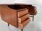 Vintage Danish Freestanding Teak Desk by Tibergaard, 1960s 9