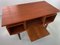 Vintage Danish Freestanding Teak Desk with Floating Top, 1960s, Image 12