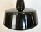 Industrial Black Enamel Pendant Lamp, 1950s 4