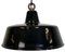 Industrial Black Enamel Pendant Lamp, 1950s 1