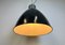 Large Industrial Dark Grey Enamel Factory Lamp from Elektrosvit, 1960s, Image 17