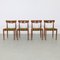 Model 343 Dining Chairs attributed to Knud Faerch for Bovenkamp, 1960s, Set of 4 1