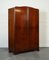 Vintage Art Deco Mahogany Wardrobe J1 2