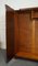 Vintage Art Deco Mahogany Wardrobe J1 4