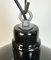 Industrial Black Enamel Factory Pendant Lamp from Elektrosvit, 1950s, Image 5