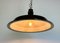 Industrial Black Enamel Factory Pendant Lamp from Elektrosvit, 1950s, Image 14
