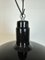 Industrial Black Enamel Factory Pendant Lamp from Elektrosvit, 1950s, Image 3