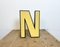 Vintage Illuminated Letter N, 1970s, Image 2