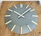 Industrial Grey Office Wall Clock from Pragotron, 1970s, Image 9