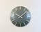 Reloj de pared de oficina industrial gris de Pragotron, años 70, Imagen 2