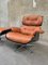 Fauteuil et Ottomane en Contreplaqué et Cuir Tanné par Charles & Ray Eames pour Herman Miller, 1960s, Set de 2 7