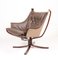 Leather Falcon Chair by Sigurd Resell for Vatne, 1970s 1