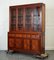 Large Vintage Oriental Chinese Carved Hardwood Bookcase Display Cabinet J1 11
