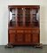 Large Vintage Oriental Chinese Carved Hardwood Bookcase Display Cabinet J1 1