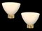 Opaline Glass Brass Sconces, 1980s, Set of 2, Image 9