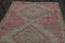 Turkish Pink & Beige Runner Rug, 1960s 6