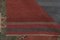 27 x 103 Ft, tapis turc corail, tapis de coureur coloré, orange rouge brun, tapis de coureur Herki, tapis Oushak Vintage, coureur noué à la main, coureurs, années 1960 9
