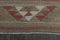 Turkish Pink Beige Runner Rug, 1960s 7