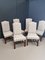 Vintage High Backed Dining Chairs, Set of 6, Image 4