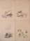Firmato (attualmente non identificato), Pencil Studies of Nature, anni '20, Matita e carta, set di 11, Immagine 6