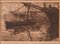 Aguafuerte de Barcos, década de 1890, Tinta sobre Papel, Enmarcado, Imagen 2