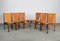 Chaises de Salle à Manger en Cuir par Ilmari Tapiovaara pour La Permanente Mobili Cantù, 1950s, Set de 6 1