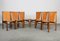 Dining Chairs in Leather by Ilmari Tapiovaara for La Permanente Mobili Cantù, 1950s, Set of 6 2