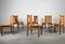 Dining Chairs in Leather by Ilmari Tapiovaara for La Permanente Mobili Cantù, 1950s, Set of 6, Image 3