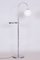 Bauhaus Floor Lamp in Steel and Milk Glass, 1930s 1