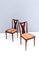 Vintage Walnut Dining Chairs in the style of Ico Parisi, Italy, 1950s, Set of 6 5
