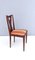 Vintage Walnut Dining Chairs in the style of Ico Parisi, Italy, 1950s, Set of 6 7