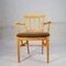 Vintage Armchair in Pine by Carl Malmsten, 1950s, Image 1