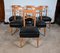 Art Deco Dining Chairs, 1940s, Set of 6 1