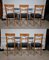 Art Deco Dining Chairs, 1940s, Set of 6 6