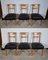 Art Deco Dining Chairs, 1940s, Set of 6, Image 4