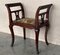 Antique Carved Mahogany Benches, 1890, Set of 4 3