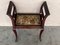 Antique Carved Mahogany Benches, 1890, Set of 4 8