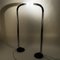 Vintage Italian Floor Lamps in Lacquered Iron and Chromed Metal, 1970s, Set of 2 4